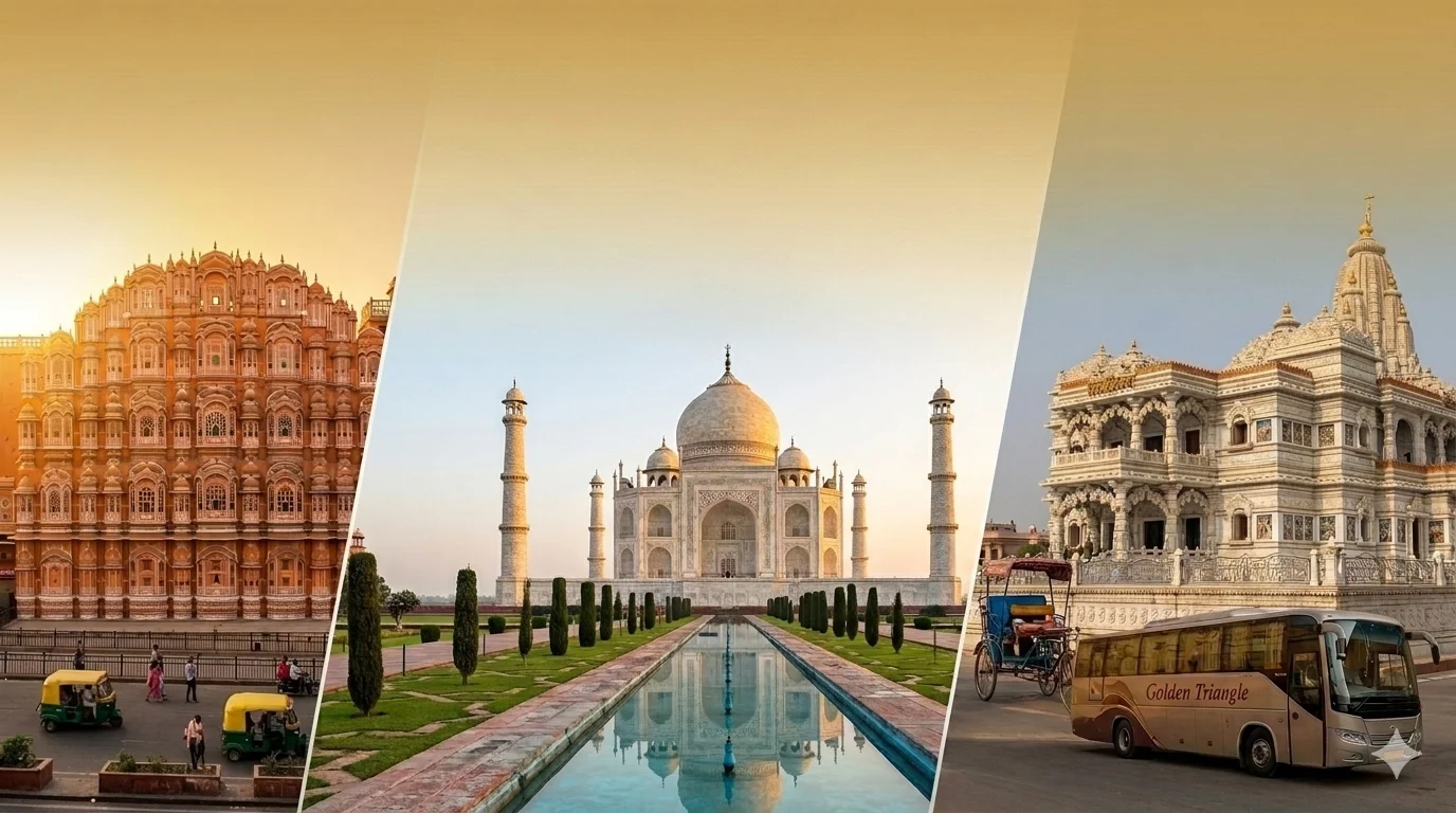 Jaipur Agra Mathura Vrindavan Tour Package